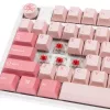 Teclado Ducky One 3 TKL Gaming USB QWERTY inglês rosa