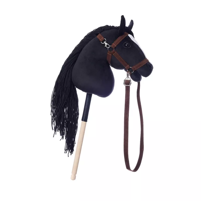 Cavalo de pau HOPPIHORSE Hobby Horse A3 preto