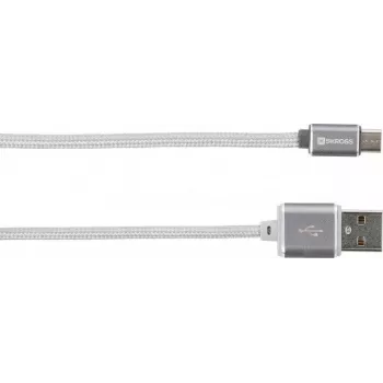 Cabo USB Skross 2.700240 1m USB A Micro-USB A branco (72665)