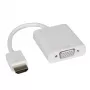 Cabo adaptador HDMI-VGA, HDMI macho - VGA fêmea 0,15 m, 0,15 m, VGA D-Sub, HDMI Type-A Standard