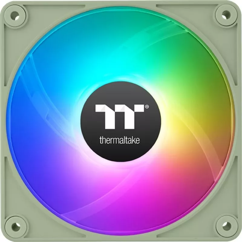 Ventoinhas de caixa Thermaltake CT120 EX Reverse ARGB Sync 120 mm pack de 3 – Matcha Green