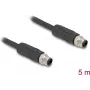 DeLOCK Cabo sensor/atuador 80517 5 m RST M12 preto