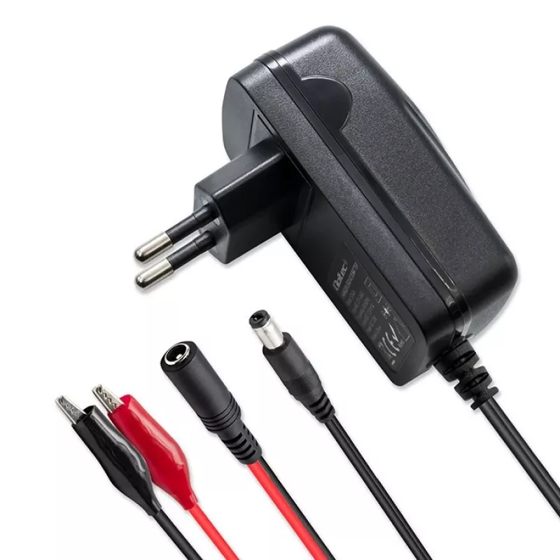 Carregador de baterias QOLTEC carregador para AGM GEL STD 12V 1,5A