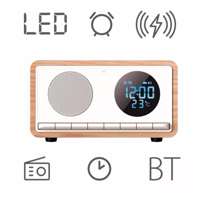 Manta RDI912W Rimini rádio-relógio, branco