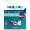 Pen USB Philips FM64FD00B 64 GB USB Type-A 3.2 Gen 1 (3.1 Gen 1) Roxo, Branco