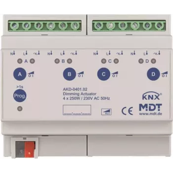 MDT AKD-0401.02 250W, 230VAC com medição de potência ativa (AKD-0401.02)