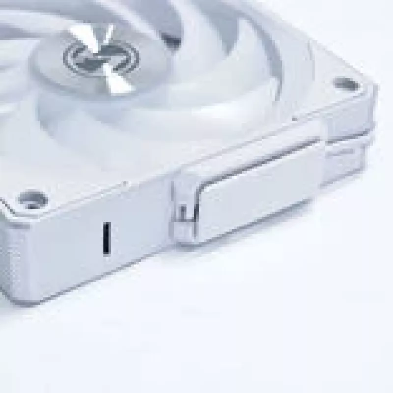 Ventoinha para caixa sem fios Lian Li UNI FAN 12CL1W3W branca — 120mm, compatível com hub PWM, modular