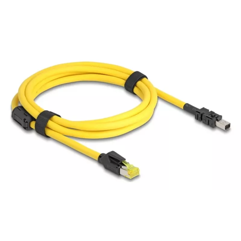 Cabo Delock Ficha RJ45 Cat.6 para Mini I/O 8 Pin D-Form Tipo 2 2 m (81251)