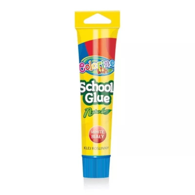 Cola escolar branca Colorino Kids em bisnaga de 50 g
