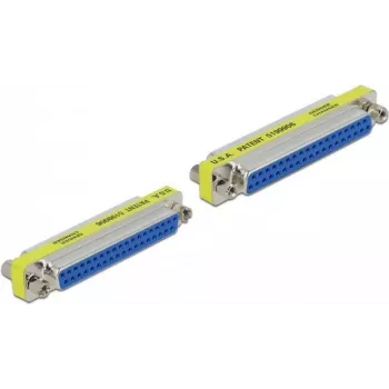 Adaptador DeLOCK D-Sub 37 pinos conector fêmea para conector fêmea 65104
