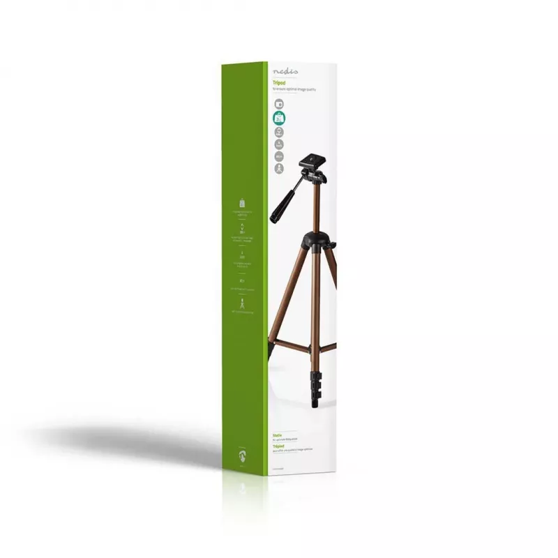 Tripé Nedis TPOD2100BZ universal 3 pernas bronze, prateado