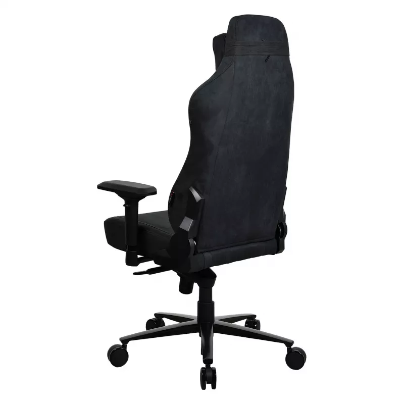 Cadeira gaming para PC Arozzi Vernazza Supersoft Pure preta, peso máximo do utilizador 145 kg