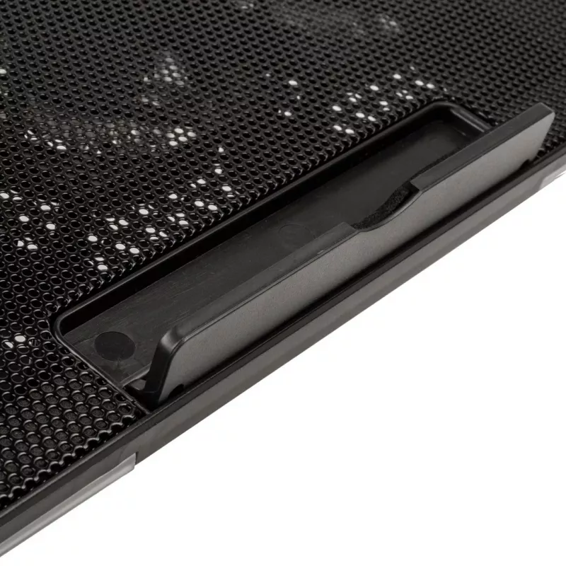 Base de refrigeração para portátil Kolink KL-F500 para 17,3 polegadas (43,9 cm) — 6 ventoinhas, 1900 rpm, USB, preto
