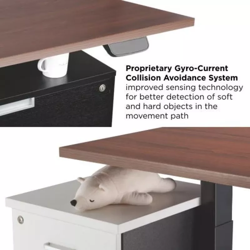 Estrutura de mesa de altura ajustável Up Up Bjorn, cinzento