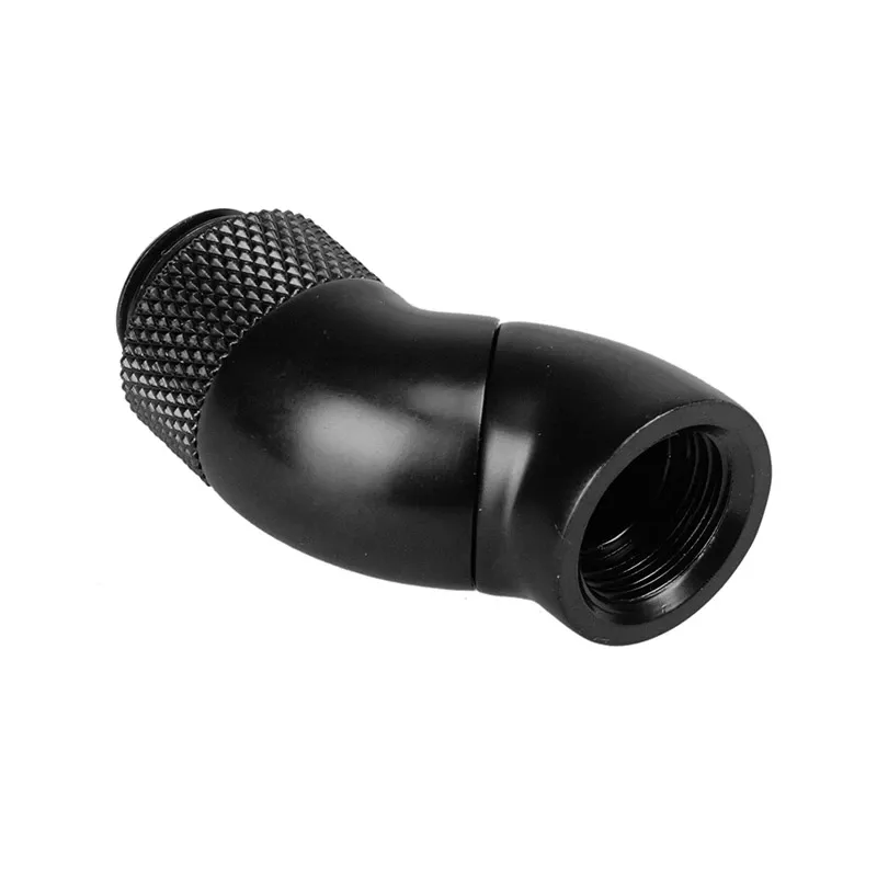 Acessório de refrigeração BitsPower BP-MB90R2 adaptador angular em latão, preto, 18×29×39,8 mm
