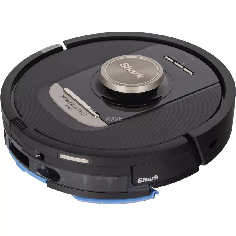Robô aspirador e lavador 2-em-1 Shark PowerDetect NeverTouch Pro RV2800ZEEU, LiDAR, 20 kPa, preto
