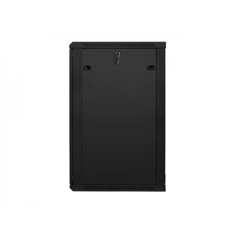 Armário de instalação de parede Lanberg 19'' 22U 600x600mm preto (porta de vidro)