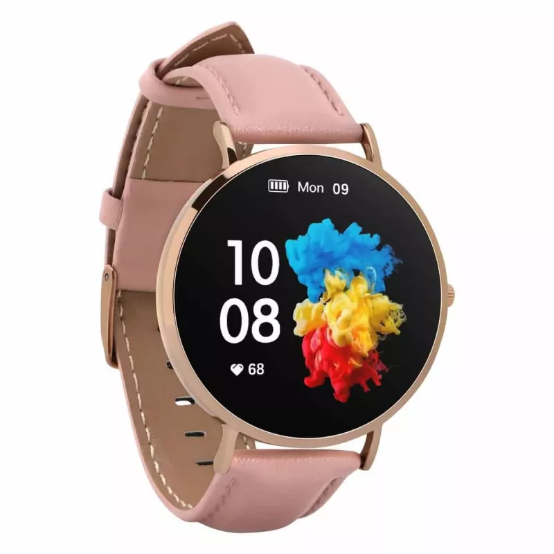 Smartwatch Garett Verona dourado-rosa VERONA_ZLOT_ROZO_SKOR Garett
