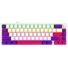 LORGAR KBP70MW, Teclado de gaming mecânico sem fios 65% Pro, branco, layout EN