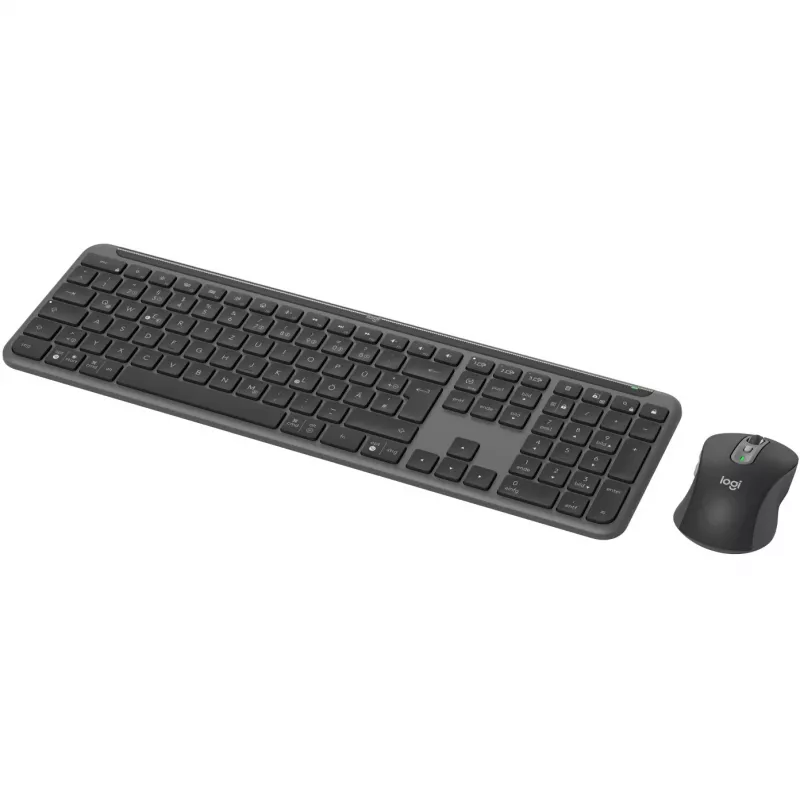 Logitech 920-012483 teclado rato incluído Office RF Wireless + Bluetooth QWERTZ alemão Graphite