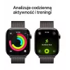 Apple Watch Series 11 GPS + Cellular 46mm Caixa de titânio sideral com bracelete Milanese sideral M/L