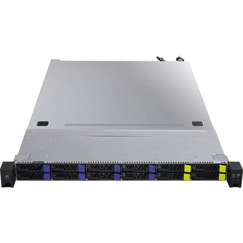Barebone de servidor ASRock 1U8S4E-GENOA/2T Socket SoC SP5 (LGA 6096) Rack (1U)