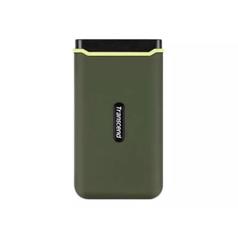 Transcend ESD380C TS2TESD380C SSD portátil 2 TB, USB 3.2 Gen 2x2, USB-C, 2000 MB/s, verde militar