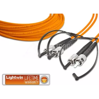 Cabo de fibra ótica Lightwin LDP-50 ST-ST 3.0 OM2 3 m laranja (LDP-50 ST-ST 3.0 OM2)