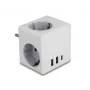 Adaptador de ficha de rede Type F DeLOCK 11496 2 portas USB 5 V 2,4 A 3 A