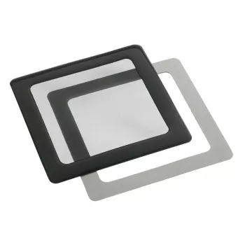 Filtro de poeira DEMCiflex DF0002 para ventoinha de 80 mm, preto, 105,3 × 105,3 mm