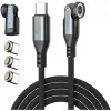 Cabo USB-C 4smarts GravityCord 240W 1,8 m – USB-C para USB-C de alto desempenho para carregamento e dados