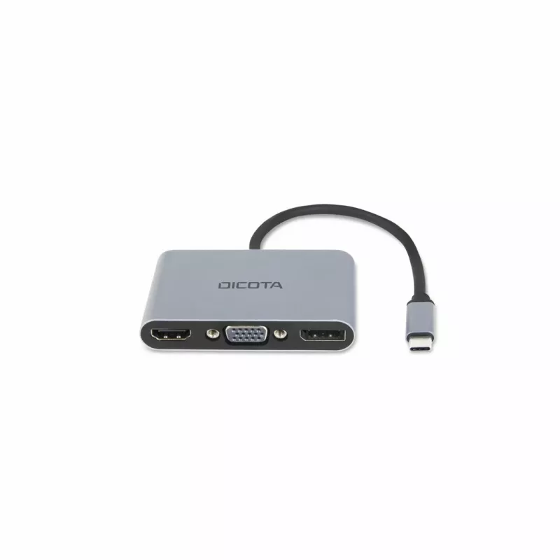 DICOTA D32064 Estação de acoplamento para dispositivos móveis Tablet/Smartphone/Portátil Prateado