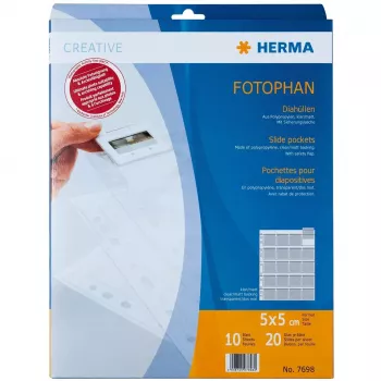Bolsas de proteção para diapositivos de 35 mm HERMA 7698