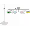 Conjunto de barra laser LED EUROLITE KLS com suportes de altifalante BPS-3, branco