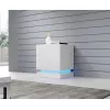 Iluminação de cabeceira Cama Meble QIU, 2 unid., RGB, de sobrepor, alimentação AC