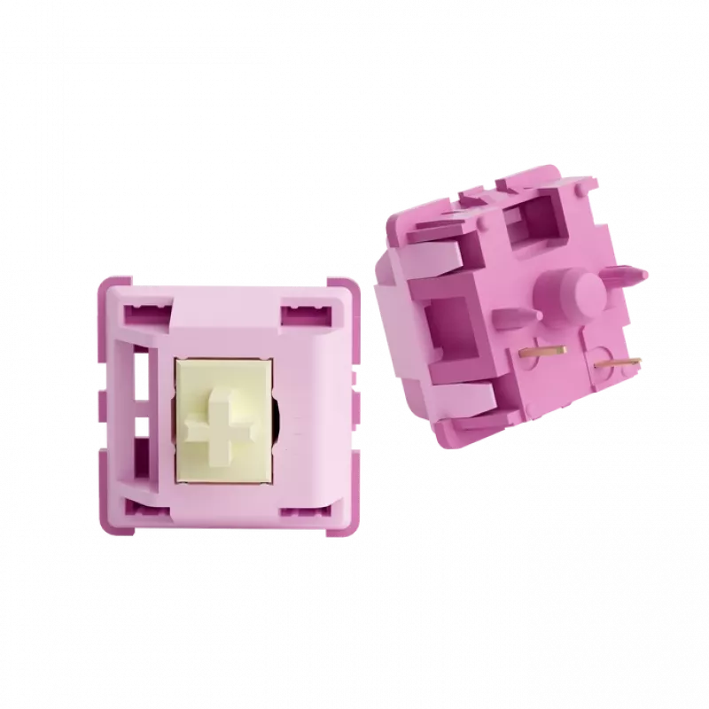 Interruptor mecânico AKKO V3 Creamy Lila Pro 5-Pin tátil MX-Stem 30g
