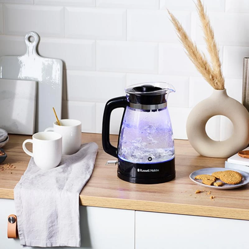 Russell Hobbs 26080-70 Chaleira 1,7 L 2400 W preto, transparente