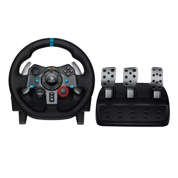 Volante Logitech G G29 + pedais PlayStation 3, PlayStation 4 analógico USB 2.0 preto