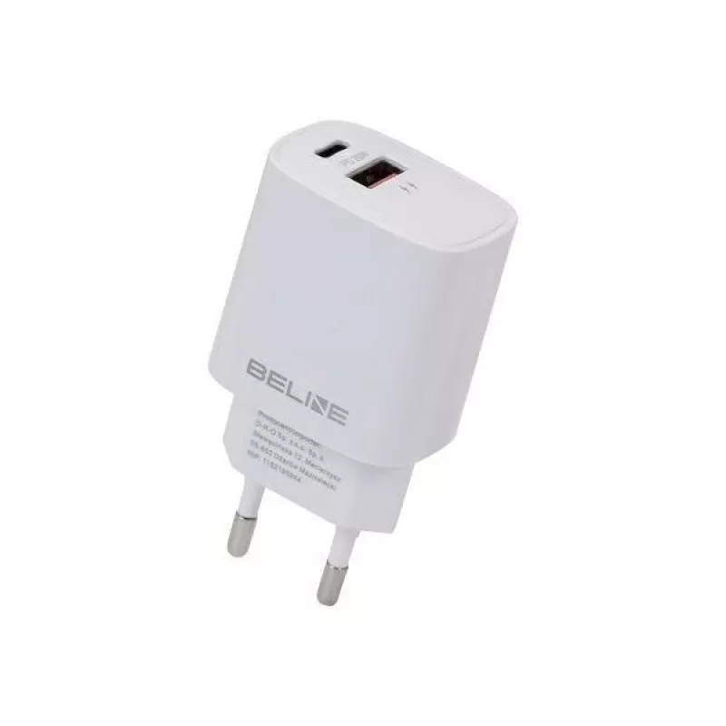 Carregador Beline Beli02160 20W USB-C para USB-A fonte de alimentação