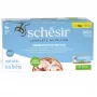 Alimento húmido para gatos Agras Pet Foods Schesir Atum com Robalo em Gelatina, 6×50 g (300 g), adulto
