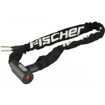 Corrente com cadeado FISCHER 85898, 900 mm de comprimento, aço temperado, preto