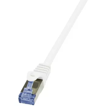Cabo de rede LogiLink 10 m Cat.6A RJ-45 S/FTP branco