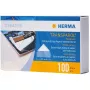 Cantos para fotografias HERMA Transparol tiras duplas extra grandes 100 unid.