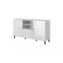 Cómoda ABETO 150x42x82 branco brilhante