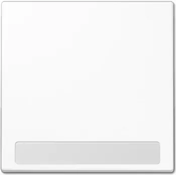 Placa de cobertura para interruptor de parede JUNG LS 990 NA WW — branco
