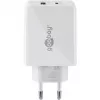 Goobay Carregador Rápido Dual USB-C™ PD (Power Delivery) (30 W) (61674)
