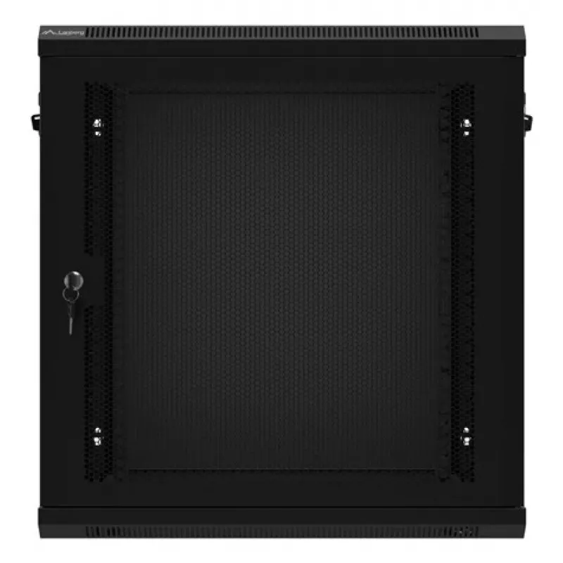 Armário de parede Lanberg WF01-6412-23B 12U preto IP20