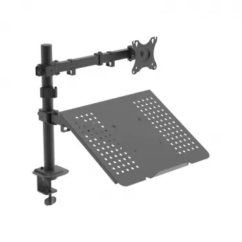 Suporte de mesa para monitor Akyga AK-MB-04 com prateleira para portátil, 15-32