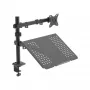 Suporte de mesa para monitor Akyga AK-MB-04 com prateleira para portátil, 15-32