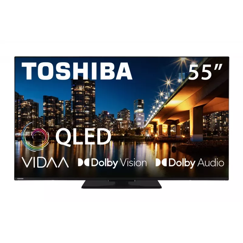 TV Toshiba 55QV3463DG 55 polegadas 4K Ultra HD QLED 3840 x 2160
